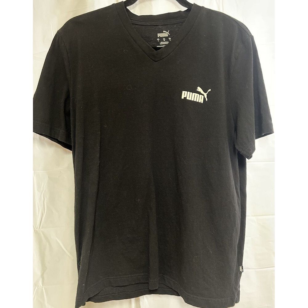 Puma Men's Black T Shirt Size Lg With Logo Pre-Loved‎ Bundle And Save